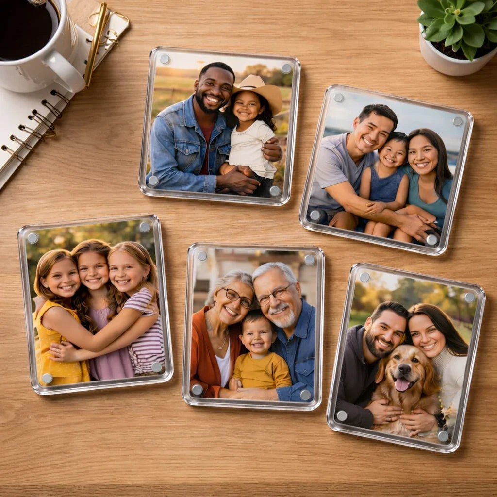 minimag acrylic magnetic photo frame