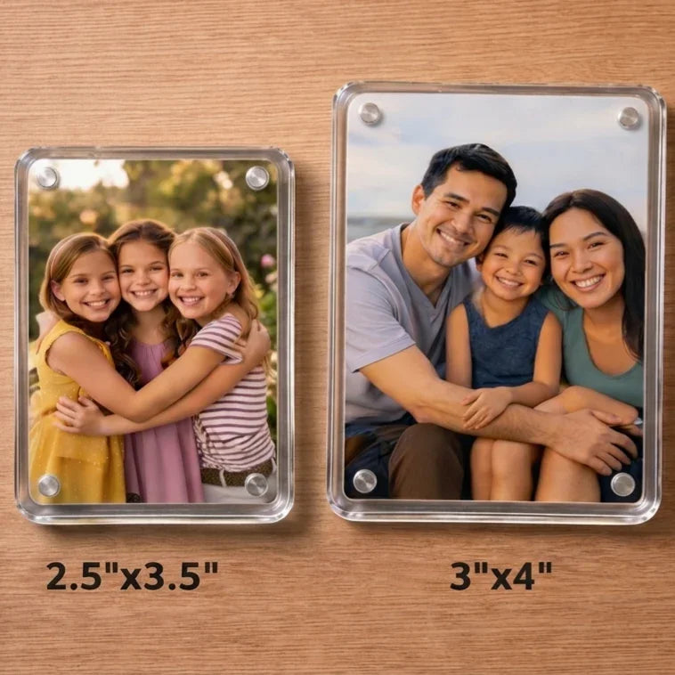 minimag acrylic magnetic photo frame